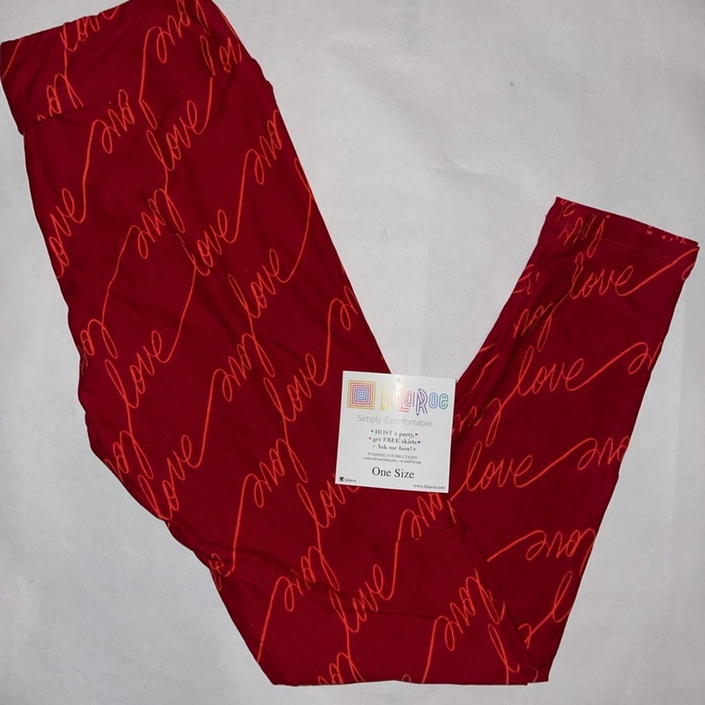 LuLaRoe One Size Valentine’s Leggings